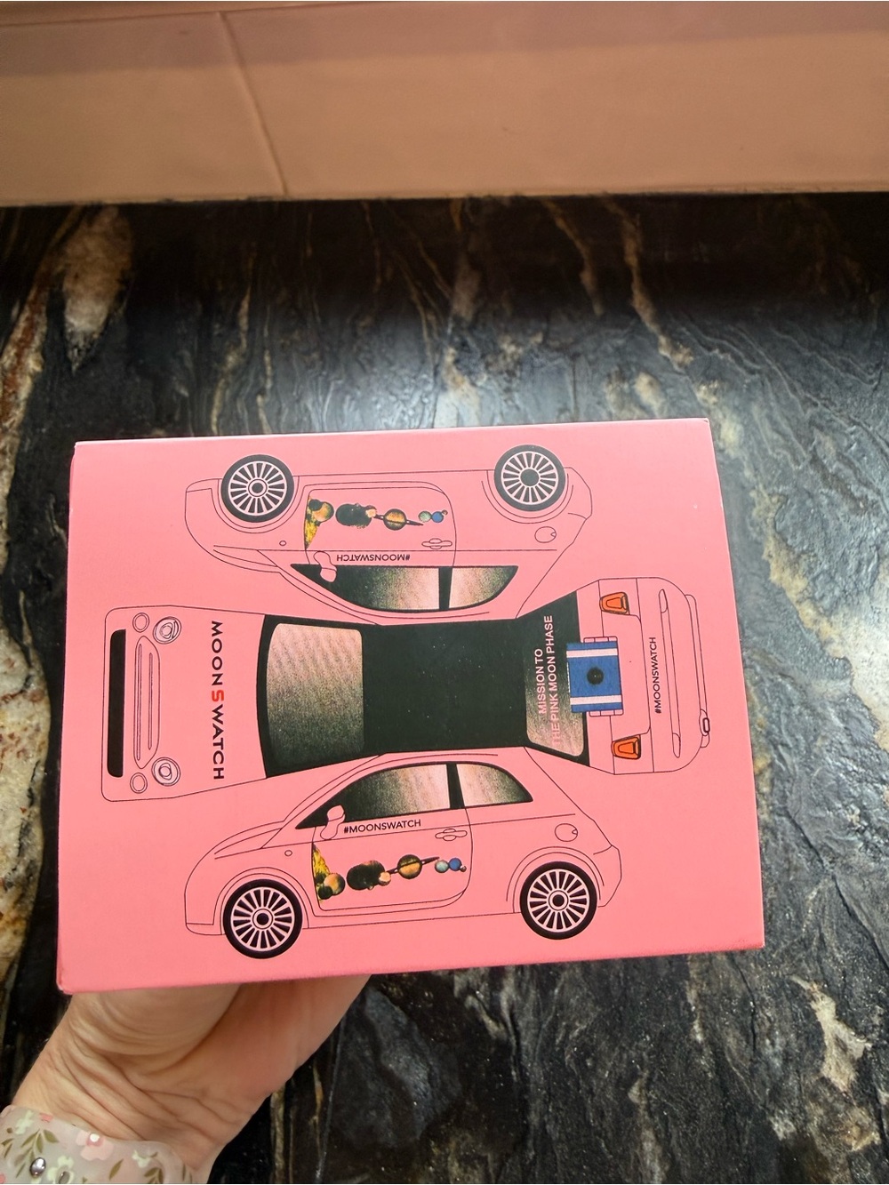 Omega x Swatch Mission to the Pink MoonPhase MOONSWATCH NWT - Picture 8 of 10